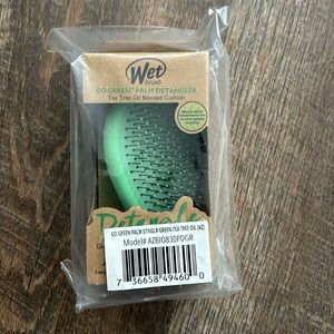 Wet Brush Go Green Palm Detangling Hair Brush - Green BNIB